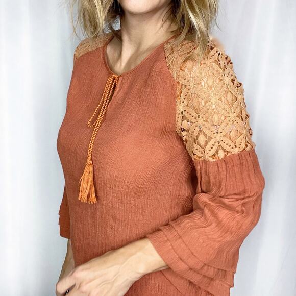 ENTRO Boho Mini Dress - Picture 2 of 4